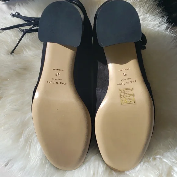 Rag & Bone Dalia ll Black Suede Boot 8 Nwt - Picture 7 of 8